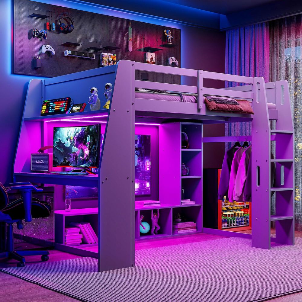 SOTSEA ull Size Gaming Lot Bed - Esports Gaming Bed recension och pris