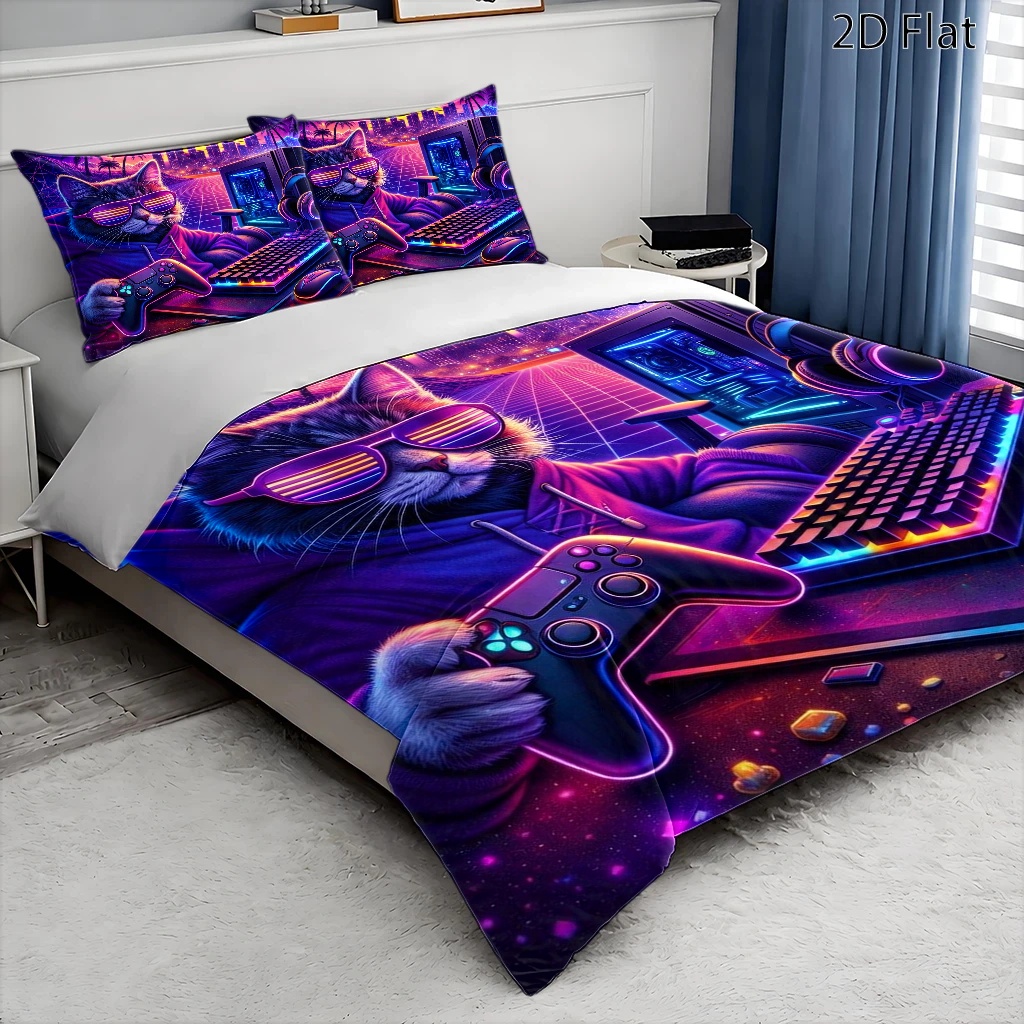 3Pc Cyberpunk Esports Cat Them - Esports Gaming Bed recension och pris