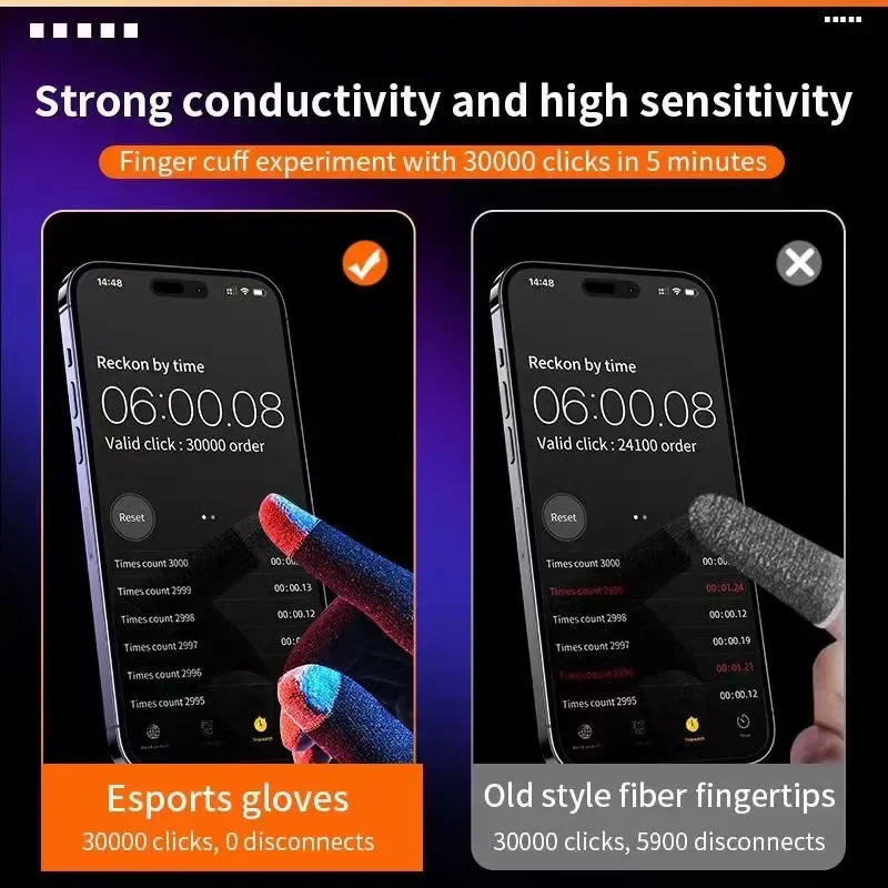 1 Pair NEW E-Sports Mobile PUB - Esports Gaming Gloves recension och pris