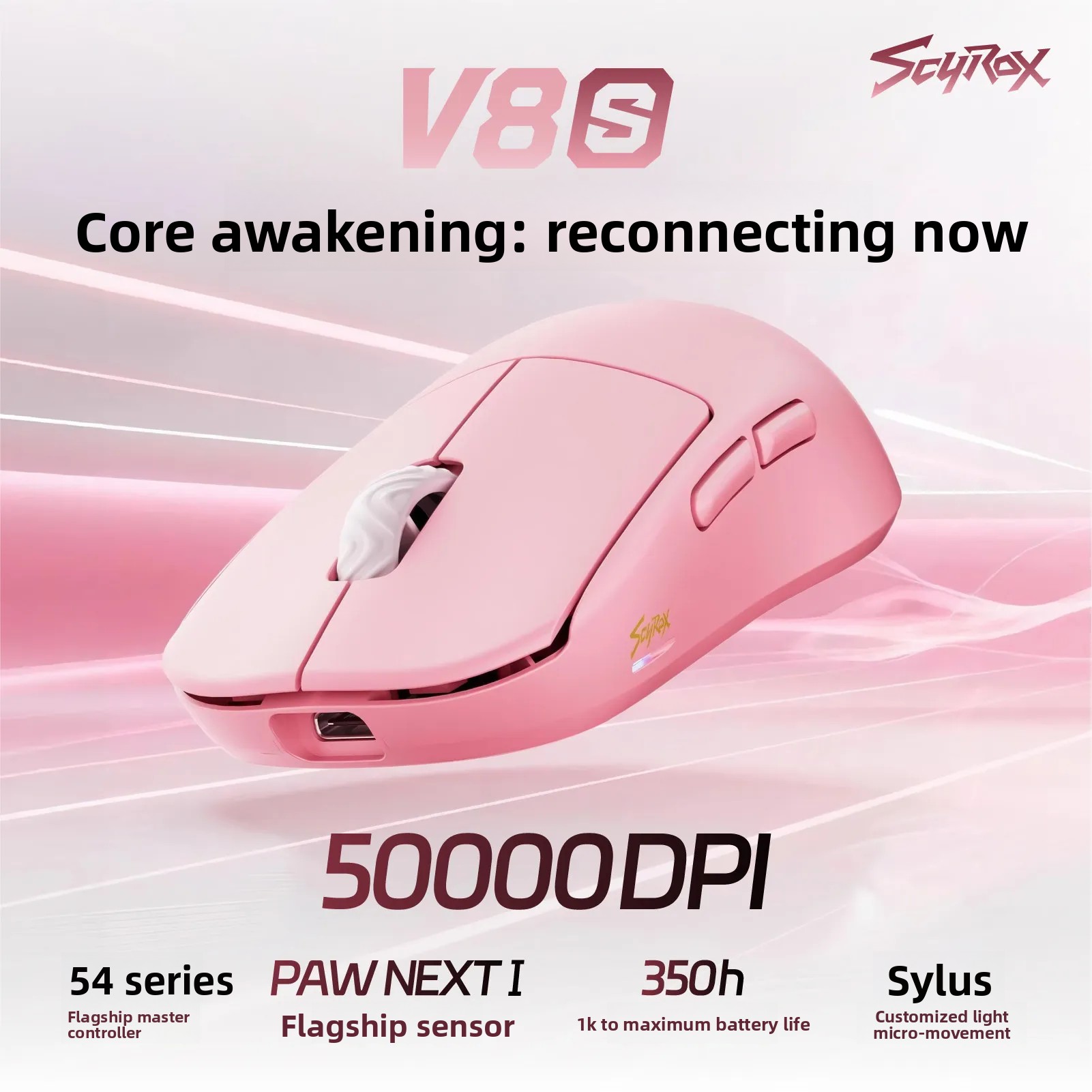 Scyrox V8s V6s Lightweight Wir - Mouse Gaming Esports recension och pris