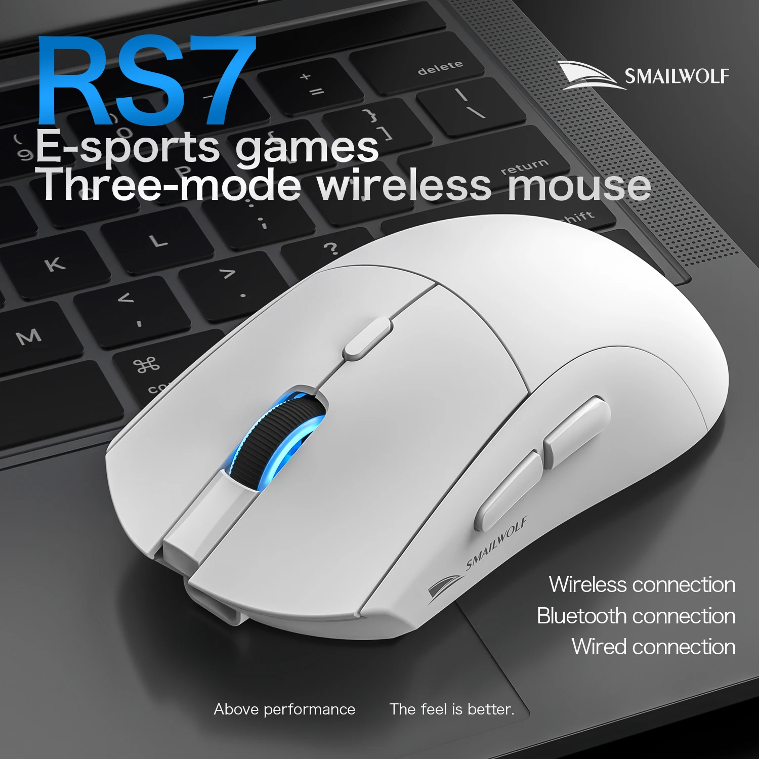 SMAILWOLF RS7 Gaming Mouse Blu - Esports Gaming Business recension och pris