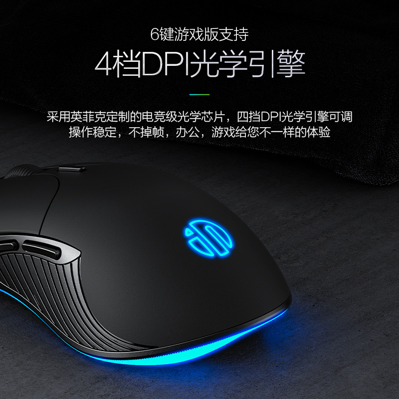 B1 Wired Gaming Mouse 6-Keys R - Esports Gaming Business recension och pris