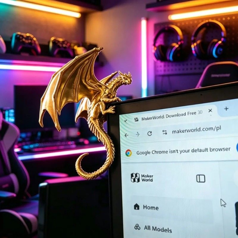 Cool Lying Dragon Figurine Mon - Esports Gaming Setup recension och pris