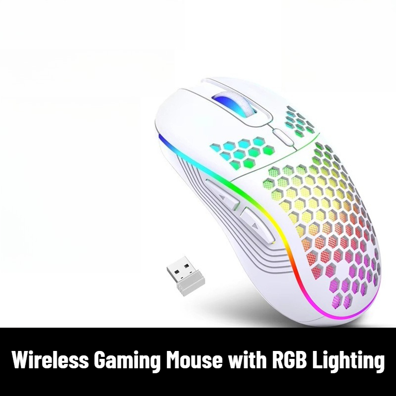 Wireless Gaming Mouse with RGB - Esports Gaming Business recension och pris