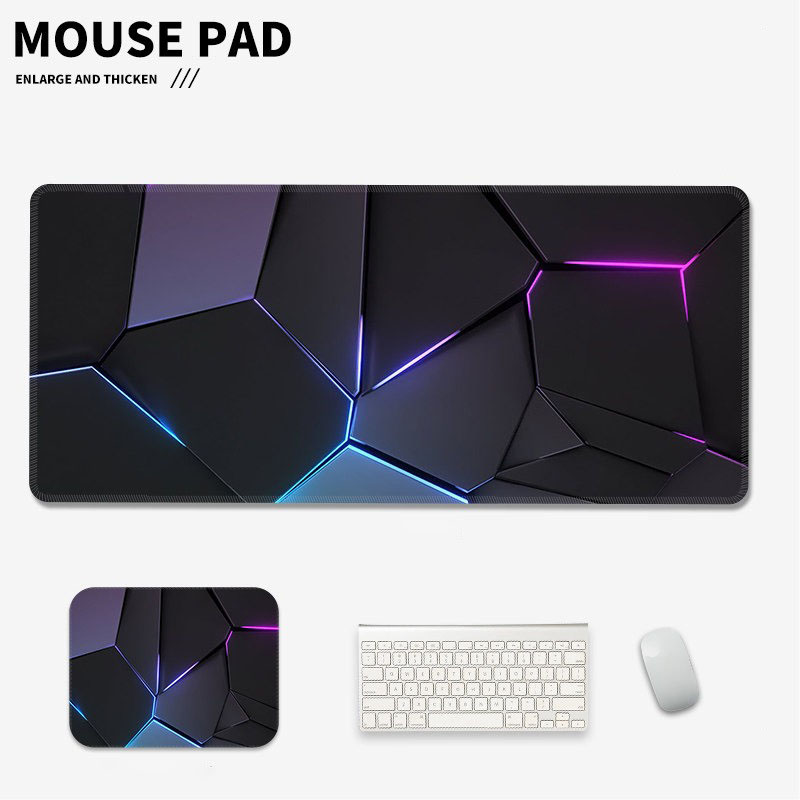 3D Geometric Abstract Large Ga - Esports Gaming Setup recension och pris