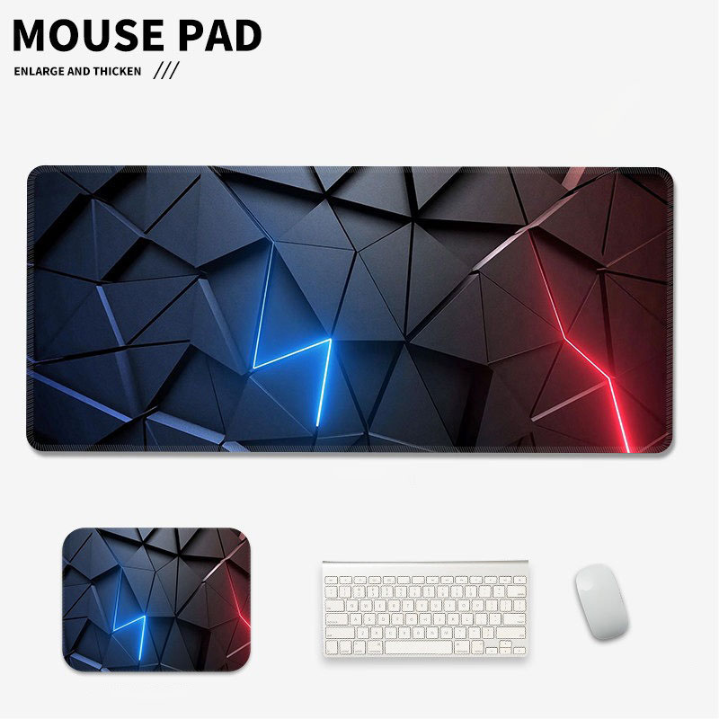 3D Geometric Abstract Large Ga - Esports Gaming Setup recension och pris