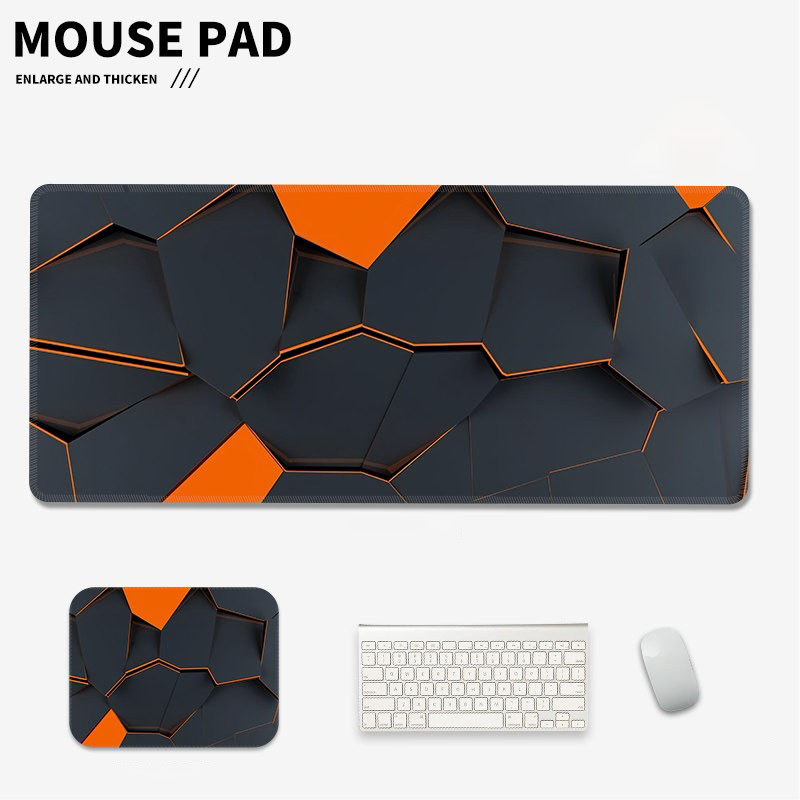 3D Geometric Abstract Large Ga - Esports Gaming Setup recension och pris