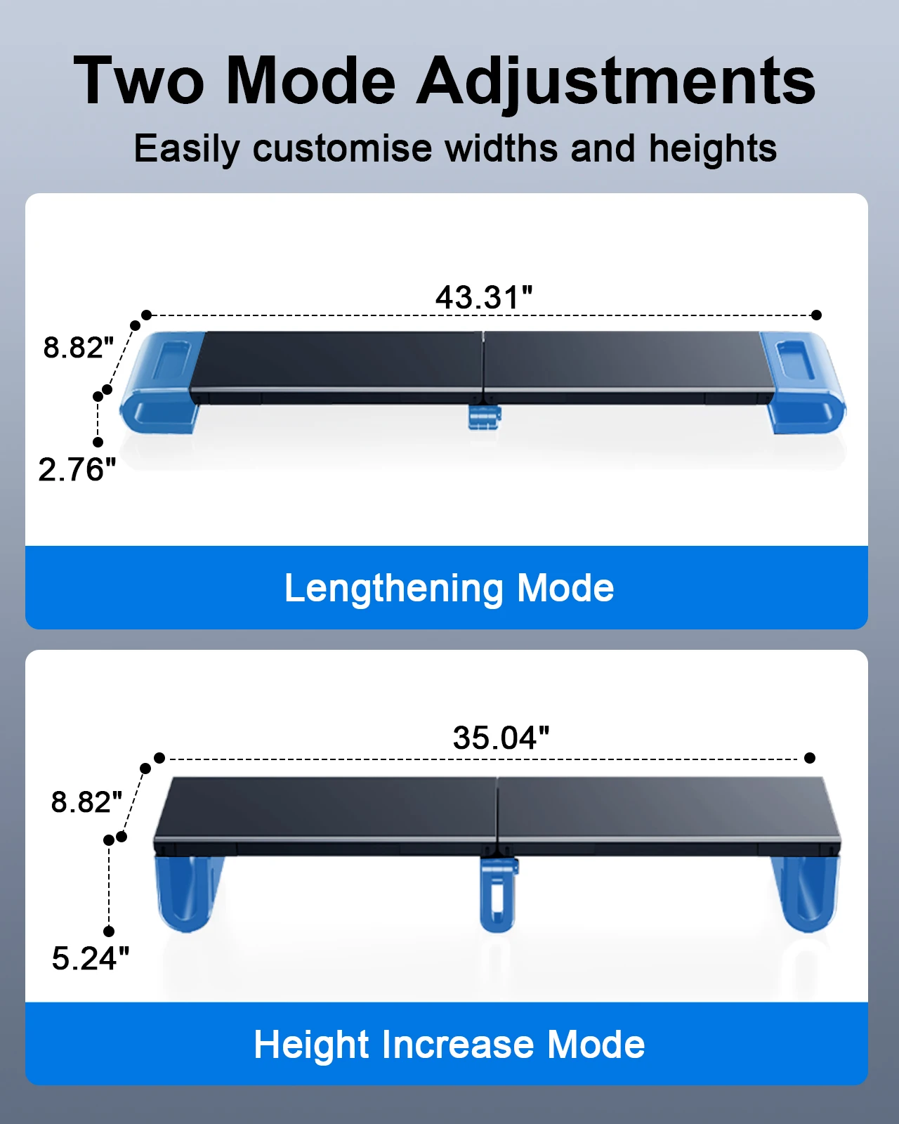Oatsbasf Dual Monitor Stand Ri - Dual Monitor Stand recension och pris