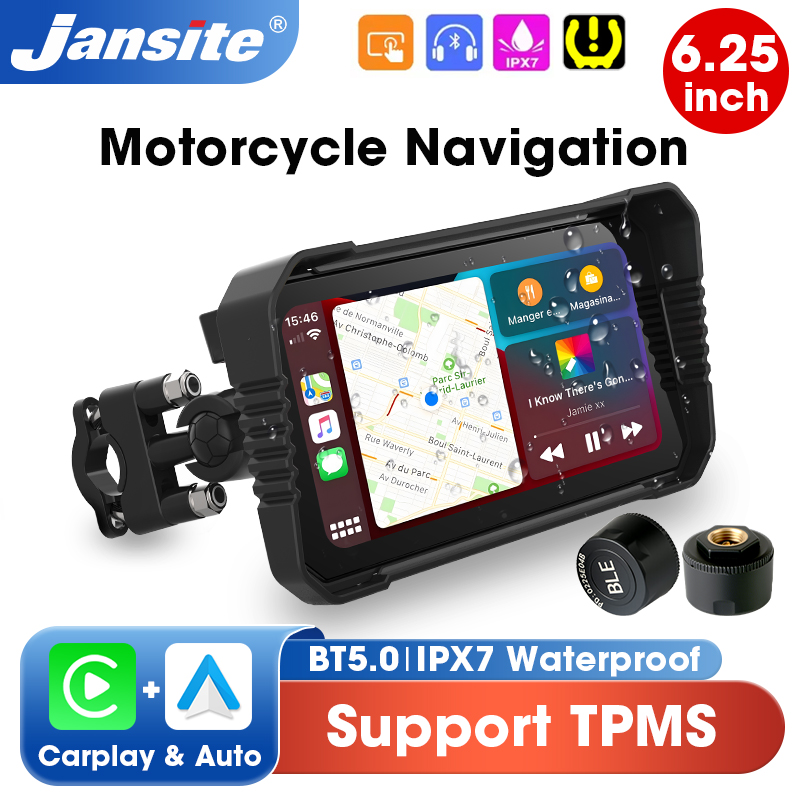 6.25 inch Motorcycle Carplay S - Dual Monitor Stand recension och pris
