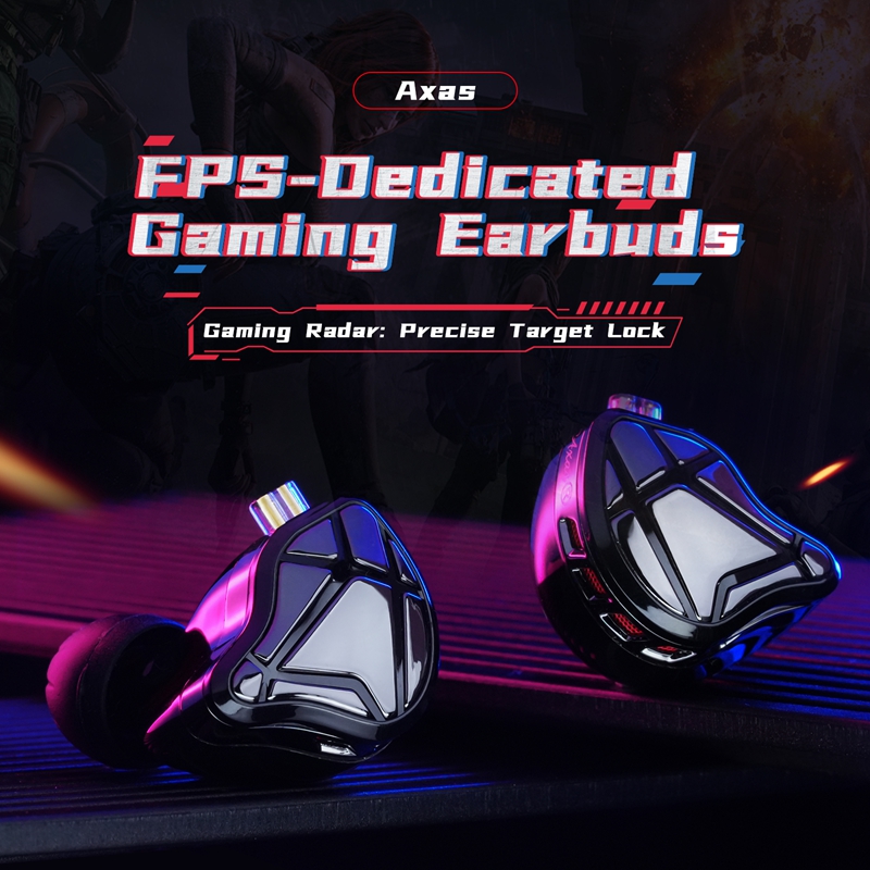  KZ Axas FPS Gaming IEM Headp - Esports Gaming Setup recension och pris
